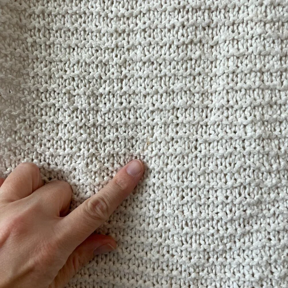 Free People Turtleneck Sleeveless Side Slits Casual Pullover Sweater White Small - Picture 4 of 8